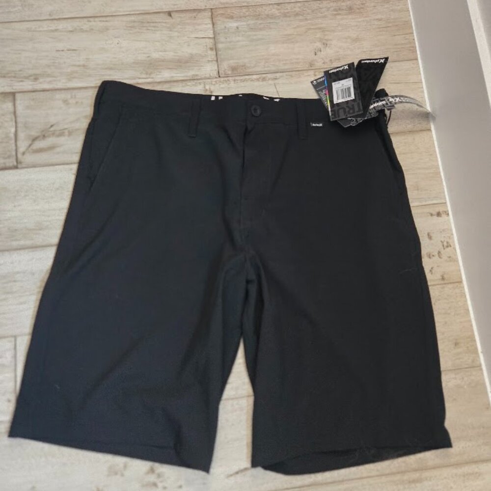 Hurley Phantom Boardwalk Shorts NWT - Black Sz 36